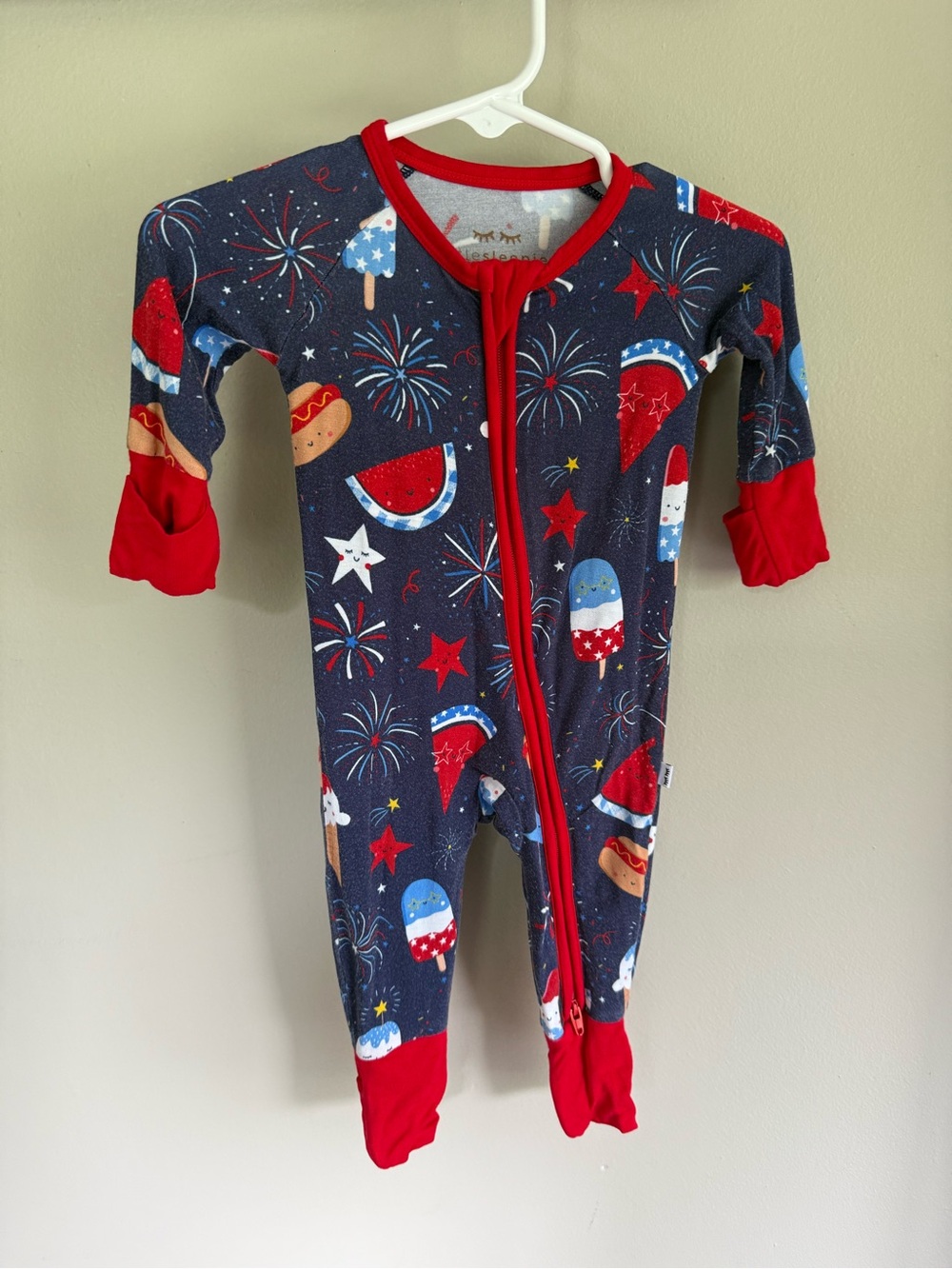 Little Sleppies Newborn Zippy Fireworks Print
